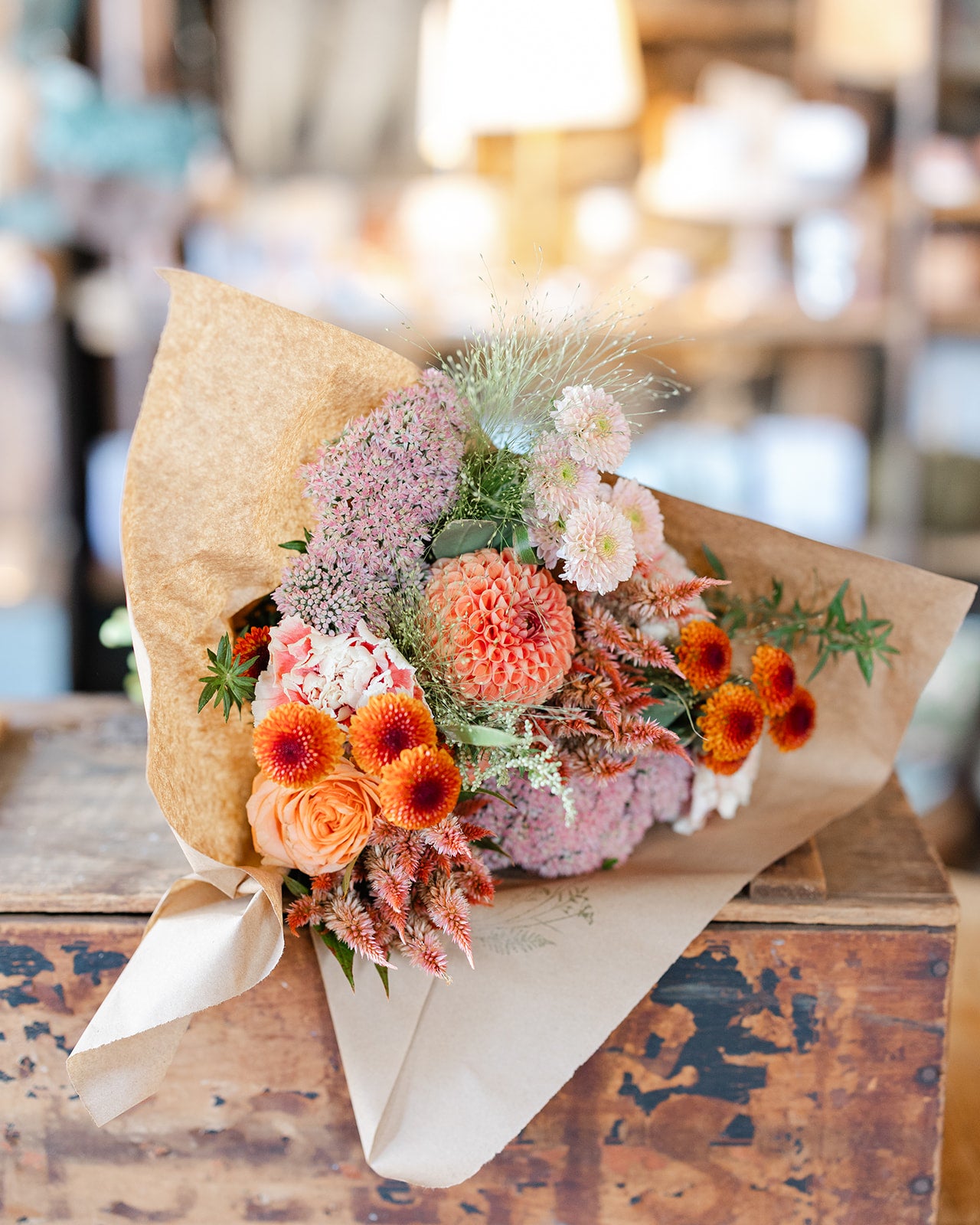 Seasonal Wrapped Bouquet